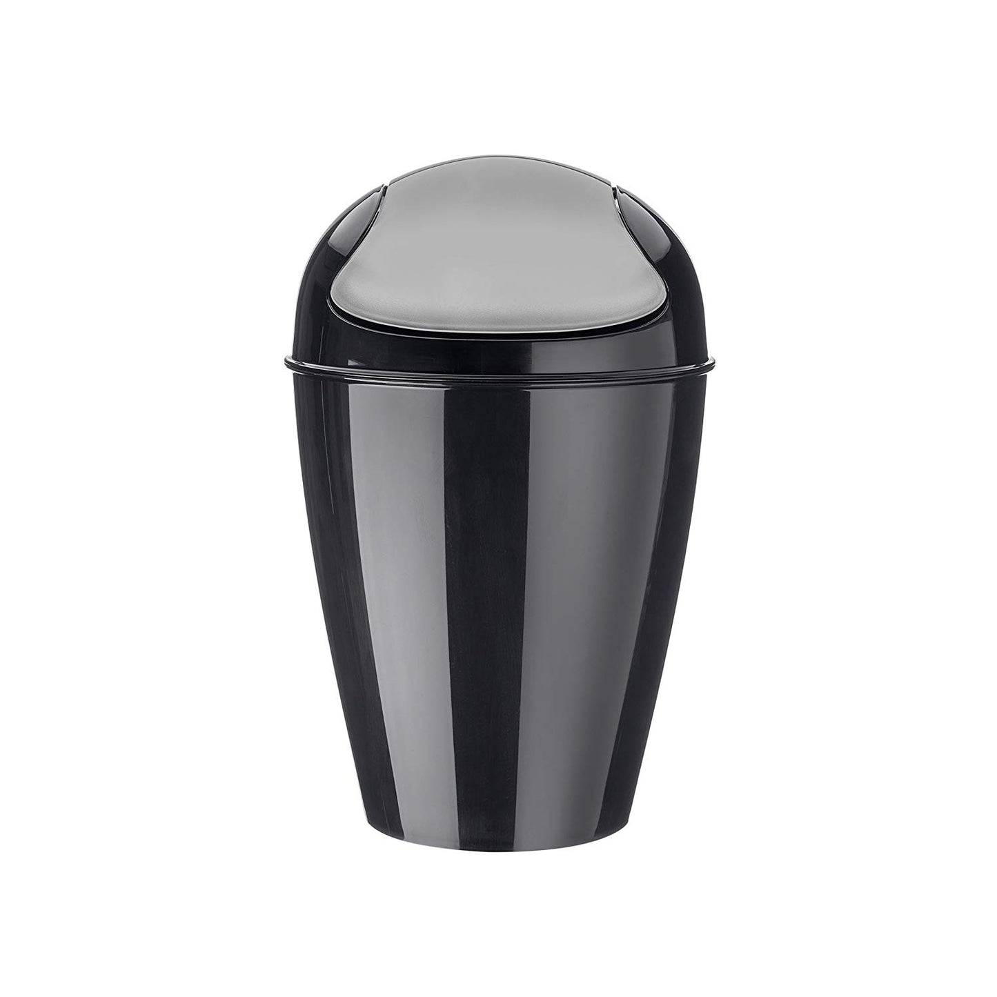 Schwingdeckeleimer DEL 5l, S solid schwarz