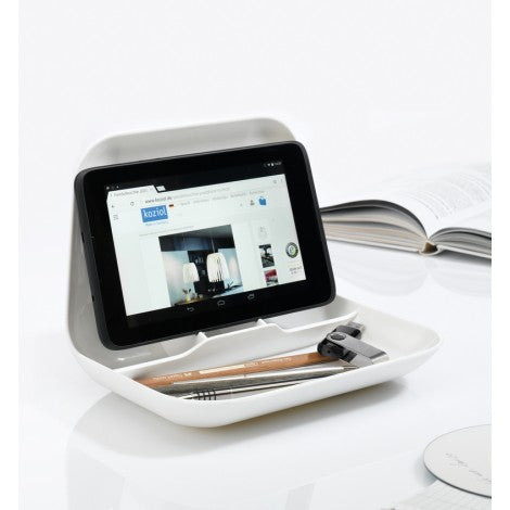 koziol Tablet-Halter Private weiß