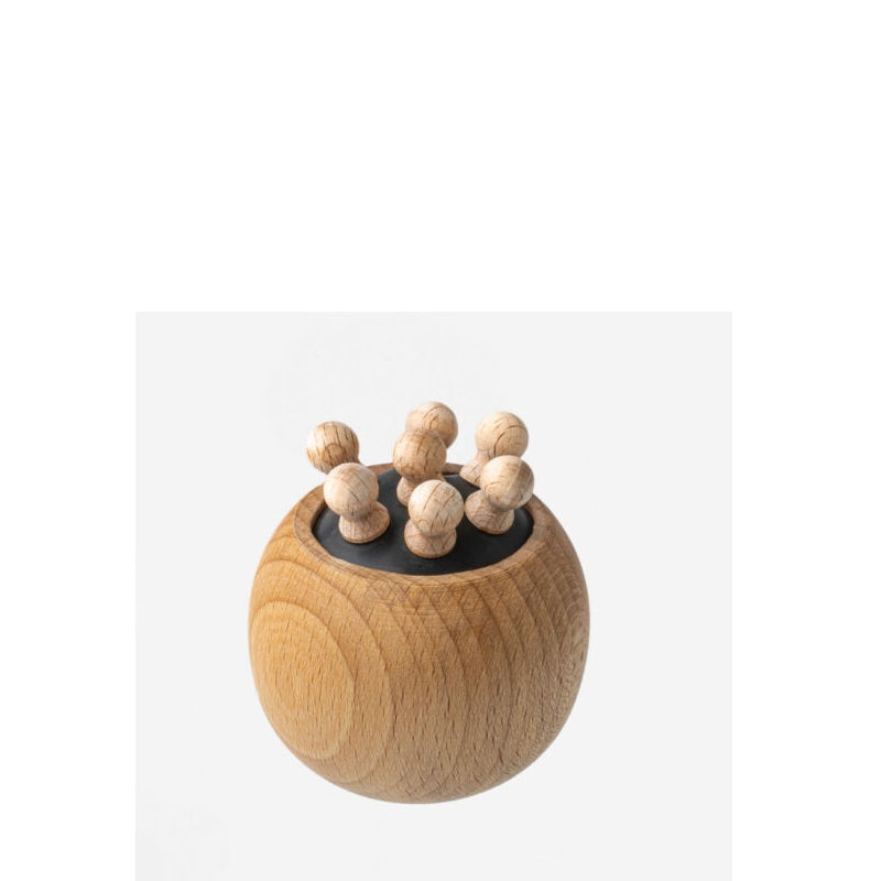 Kost Faszienbürste, Buche, Kugel mit Noppen braun Kost Kamm Gutes aus Deutschland