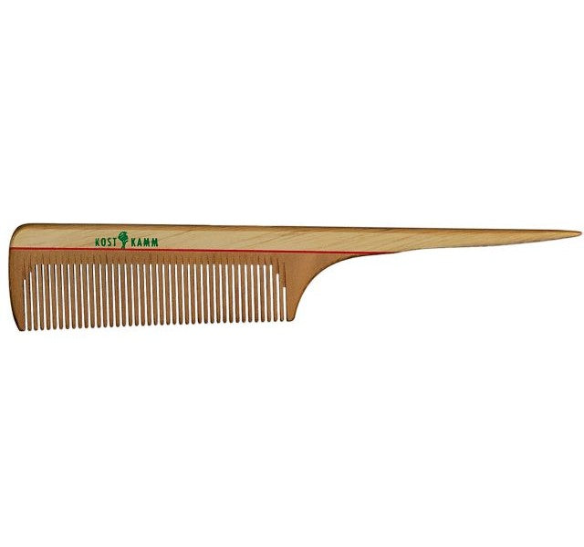Kost Toupierkamm natur, fein 18cm mit Stiel braun Kost Kamm Gutes aus Deutschland