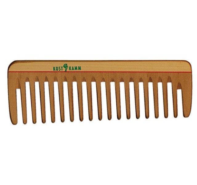 Kost Taschenkamm natur, extra grob 14cm braun