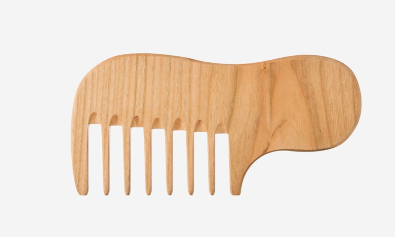 Kost Griffkamm Locken, extra breit, 16cm braun