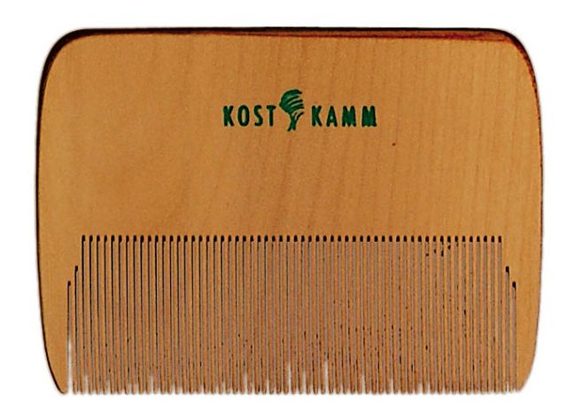 Kost Staub- Milchschorfkamm natur, extra fein, 6cm braun Kost Kamm Gutes aus Deutschland