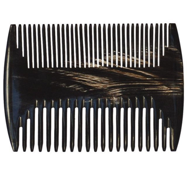 Kost Babykamm, Horn, 2-seitig, fein/sehr fein, 6-8cm dunkelbraun Kost Kamm Gutes aus Deutschland