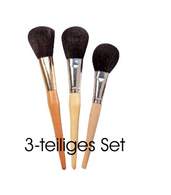 Kost 3-teiliges Pinselset 17-20cm, Premiumklasse braun