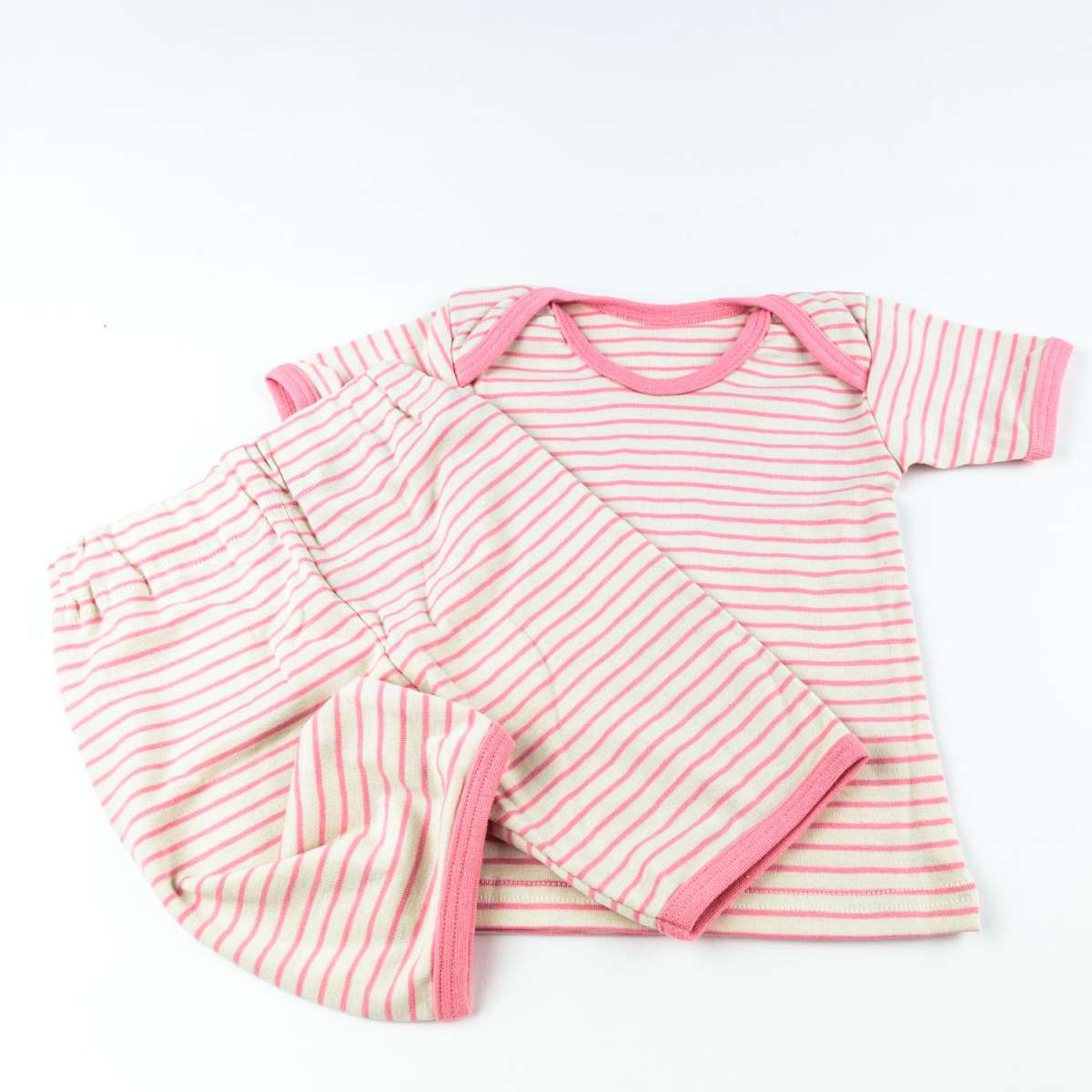 Lotties Baby Wäscheset Ringel/Rosé Lotties Gutes aus Deutschland