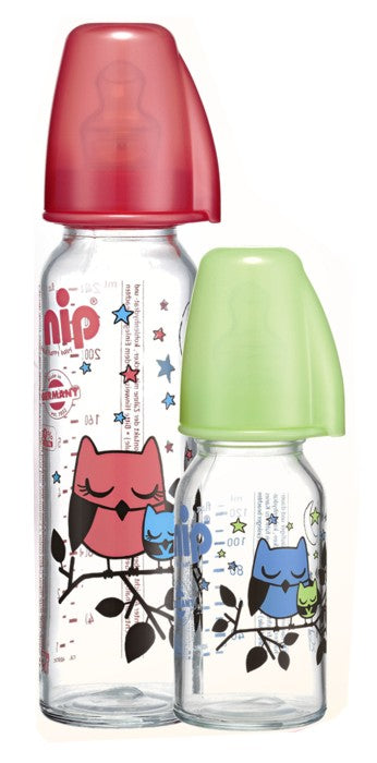 nip 125 ml Fläschchen Boy & Girl, mit Latex Sauger, Gr. 1 für Tee