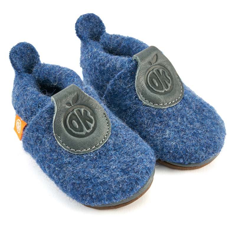 Orangenkinder Barfußschuhe AMIGO Wolli blau Orangenkinder Gutes aus Deutschland