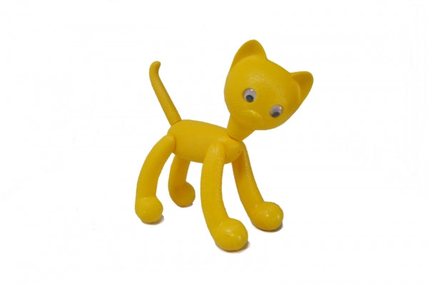 reifra Katze Minka, gelb - Kult-Spielzeug aus der DDR Reifra Gutes aus Deutschland