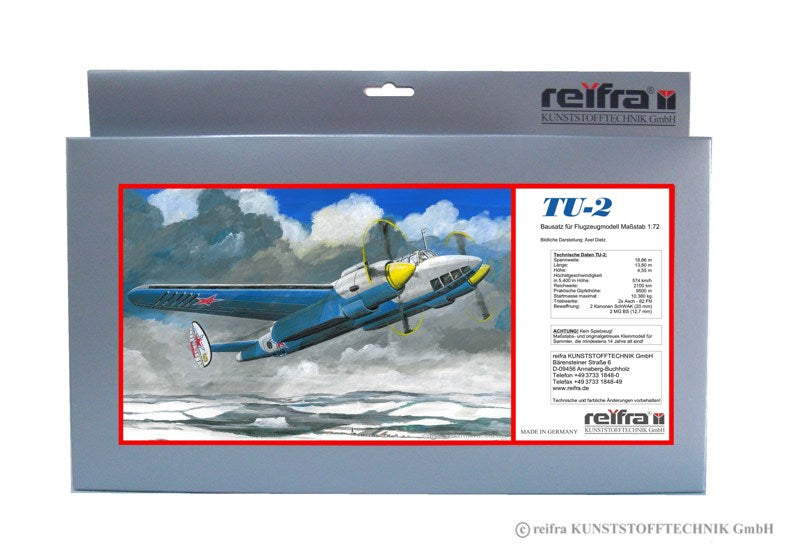 reifra Bausatz Flugzeugmodell TU 2 Reifra Gutes aus Deutschland