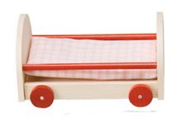 Rülke Holzspielwaren Babybett für Puppenstube Rülke Gutes aus Deutschland