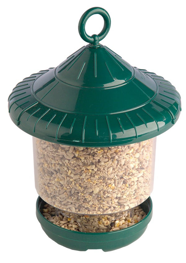Schwegler Vogelhaus Futterlampe grün