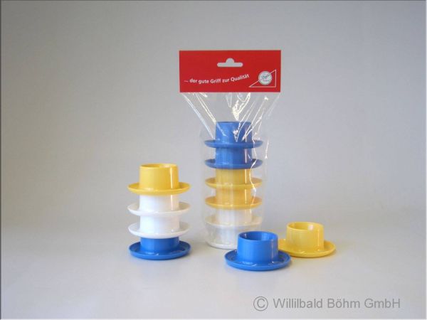 Sonja Plastic Eierbecher rund, 6-teilig