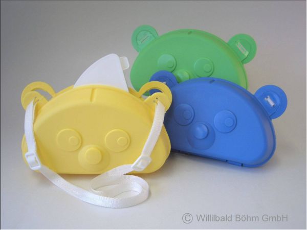 Sonja Plastic Brotzeitdose Teddy mit Obstfach Sonja Plastic Gutes aus Deutschland