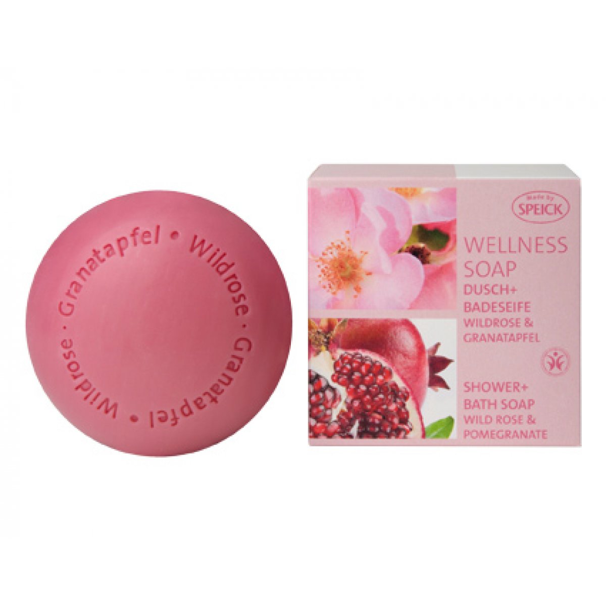 Speick Wellness Soap Wildrose & Granatapfel, 200g, made by speick Speick Gutes aus Deutschland