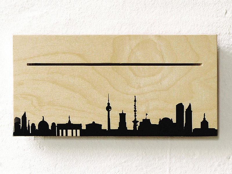 44spaces City Skyline Schlüsselbrett