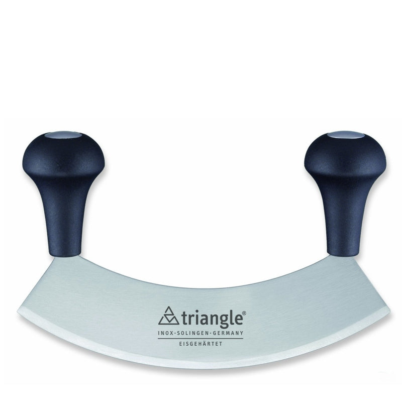 triangle Wiegemesser 17,5cm einschneidig gehärtet, schwarzer Griff