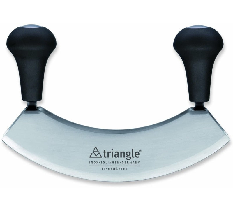 triangle Wiegemesser 17,5cm zweischneidig, schw. Griff