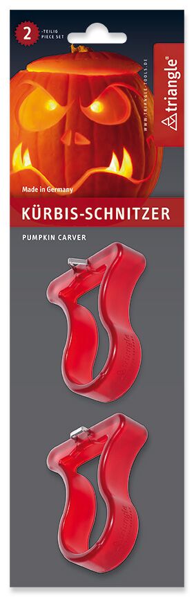 triangle Kürbis-Schnitzer-Set, 2-teilig