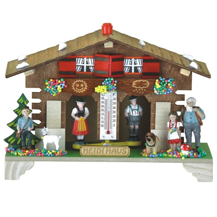 Wetterhaus Berghütte 14cm Heidi