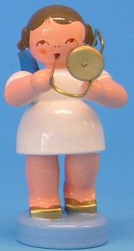 Engel mit Posaune, 60 mm Uhlig Gutes aus Deutschland