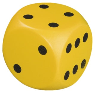 Spielwürfel VOLLEY Riesen Würfel mit ELE Elefantenhaut, 50cm Kantenlänge