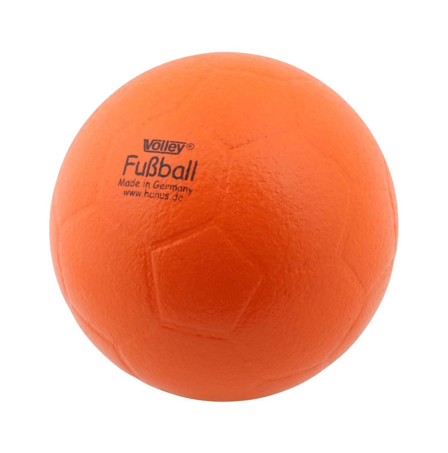 VOLLEY Fußball orange, mit ELE Haut, 18cm gut springend