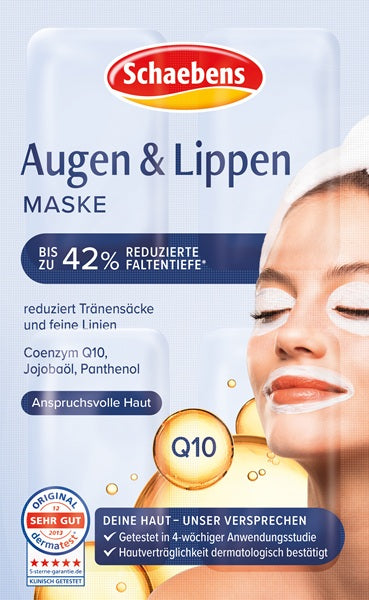 Schaebens Augen & Lippen Maske 4 x 1,5 ml