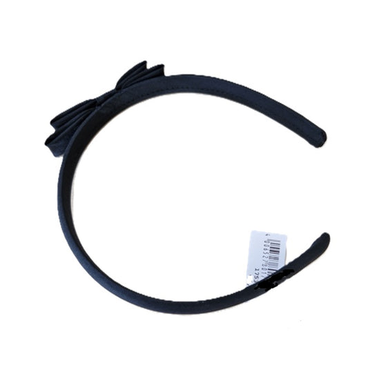 Solida Haarreif Stoff schwarz schmal mit Schleife