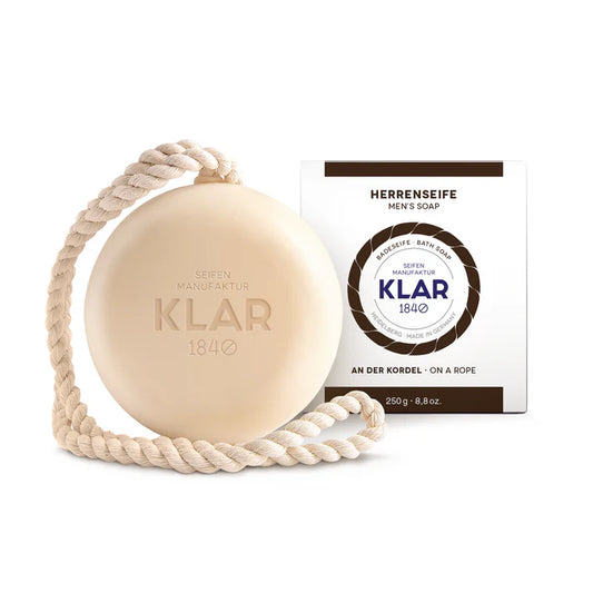 Klar Herren Badeseife an der Kordel 250g