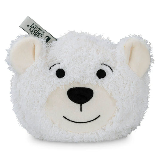 Grünspecht Wärmefreund Eisbär (mit Kirschkerninnenkissen) 22cm