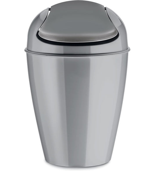 koziol Schwingdeckeleimer DEL 5l, S cool grey