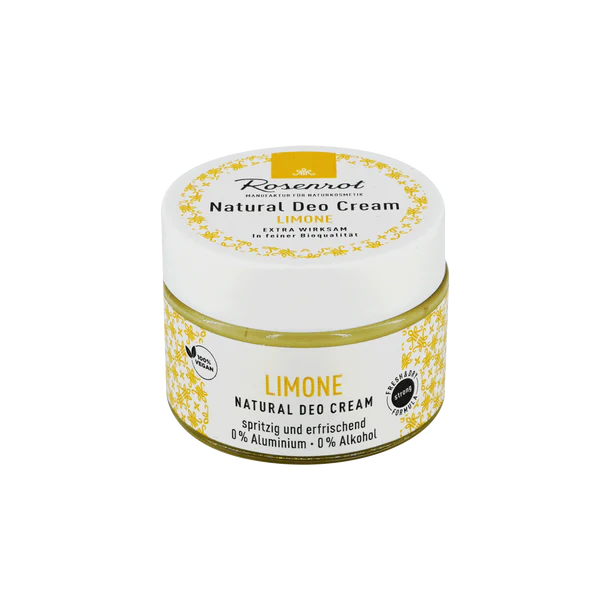 Rosenrot Natural Deo Creme - Limone, 50g