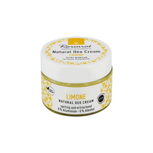 Rosenrot Natural Deo Creme - Limone, 50g