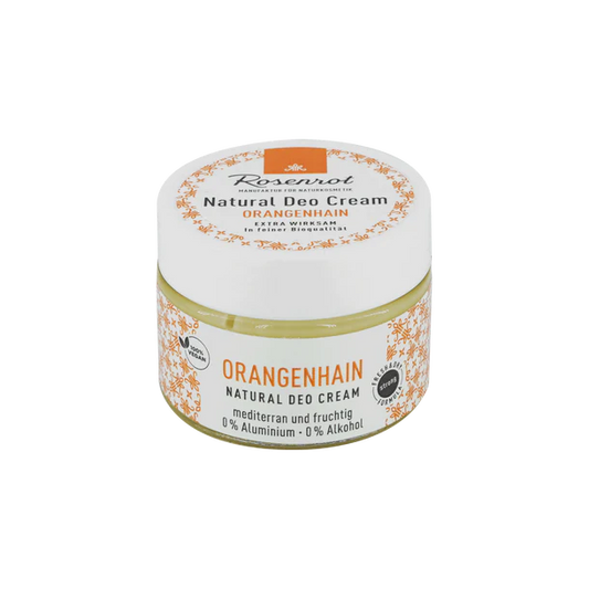 Rosenrot Natural Deo Creme - Orangenhain, 50g