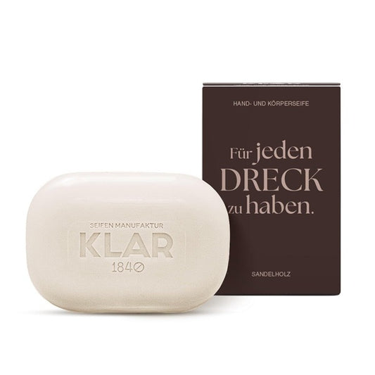 Klar Seifen – Duschseife Sandelholz 135g