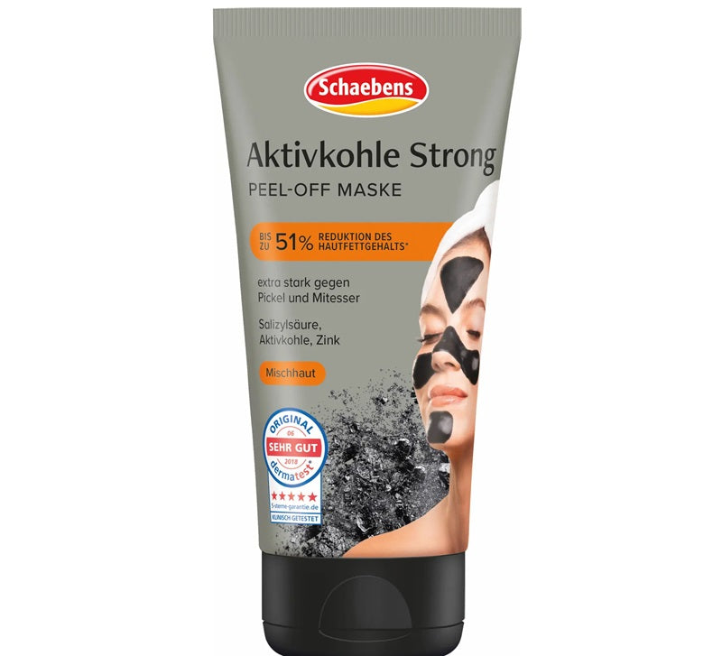 Schaebens Aktivkohle Strong-Peel-off Maske 75ml Schaebens Gutes aus Deutschland