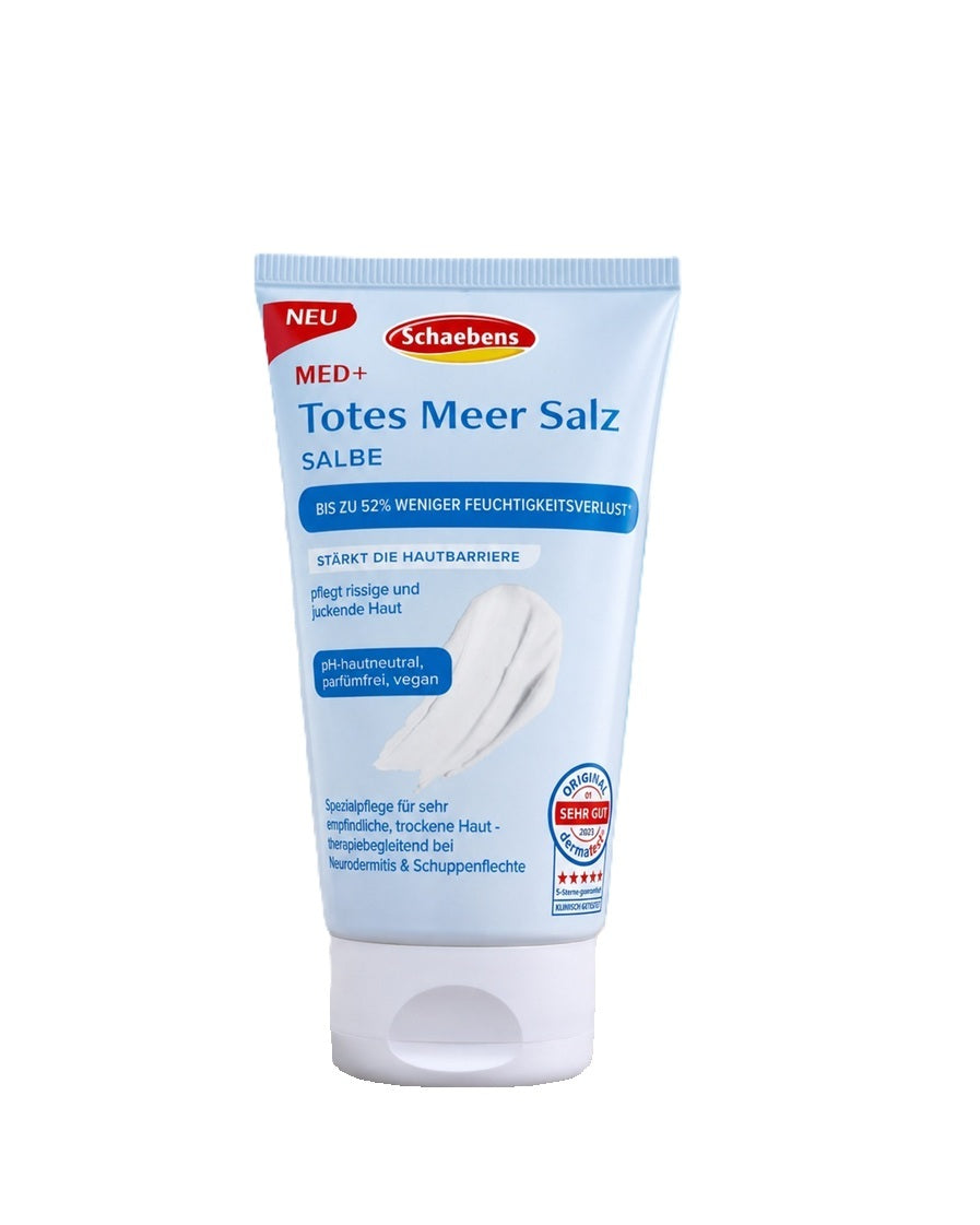 Schaebens Totes Meer Salz Salbe, pflegt intensiv trockene Haut, 75ml