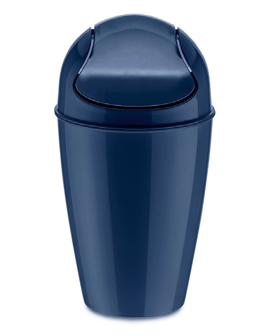 koziol Schwingdeckeleimer DEL 12l, M blue velvet koziol Gutes aus Deutschland
