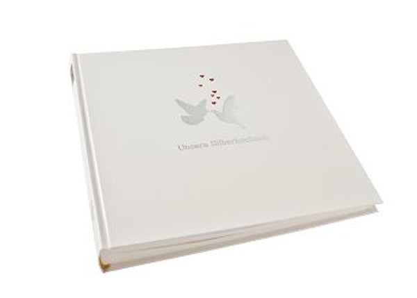 goldbuch Hochzeitsalbum Silberhochzeit Dove