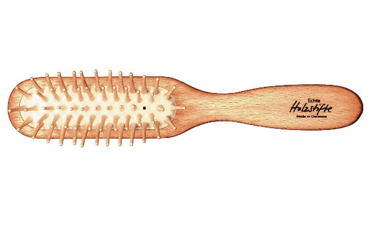 Kost Holzbürste aus Buchenholz, 5-reihig, extra langen Holznoppen Kost Kamm Gutes aus Deutschland