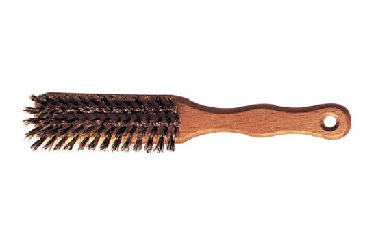 Kost Holzbürste Buche, 5-reihig mit mittelfesten Naturborsten 5-reihig