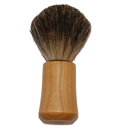 Kost Rasierpinsel zylindrisch mit Dachs-Rückenhaar, Kirsche braun Kost Kamm Gutes aus Deutschland