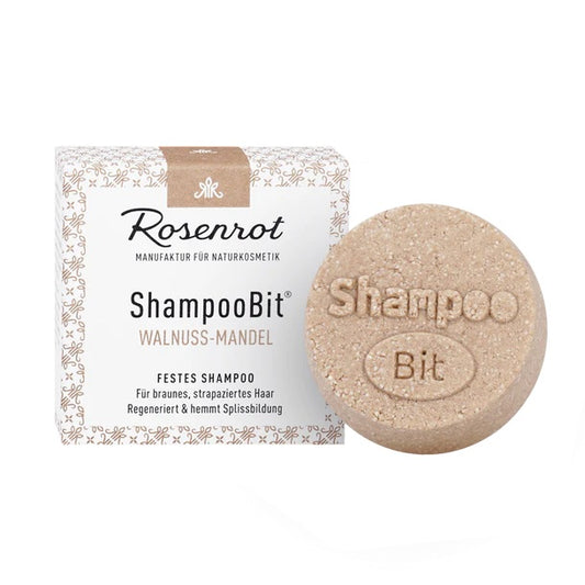 Rosenrot Festes ShampooBit® - Walnuss-Mandel 55g Rosenrot Gutes-aus-Deutschland