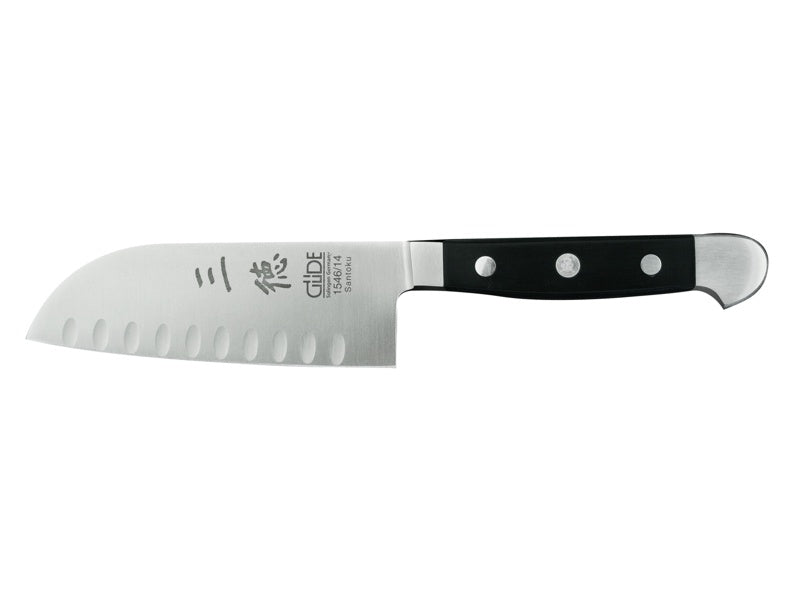 Franz Güde Solingen Serie ALPHA Santoku mit Kulle