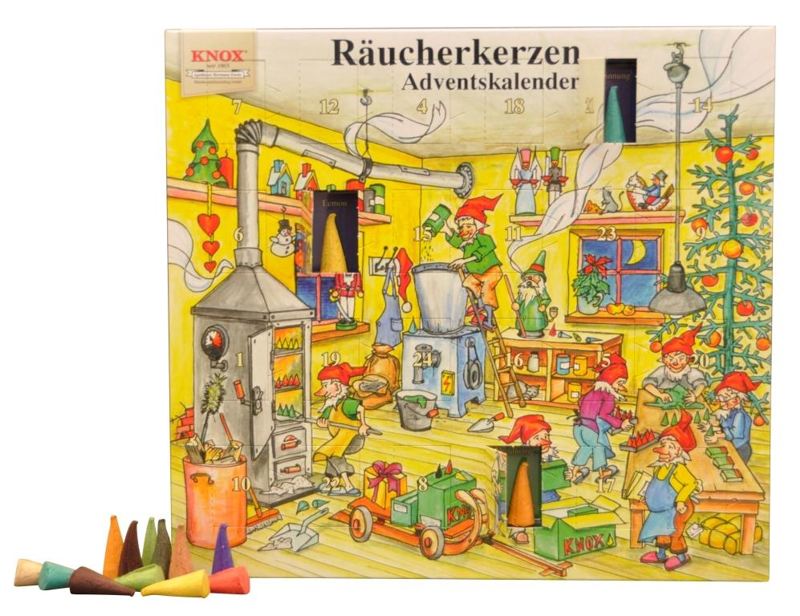 KNOX Räuchermänner Adventskalender Zwergenwerkstatt