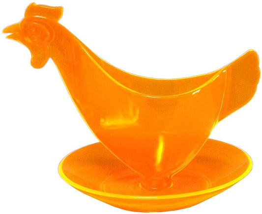 Sonja Plastic Eierbecher Huhn orange