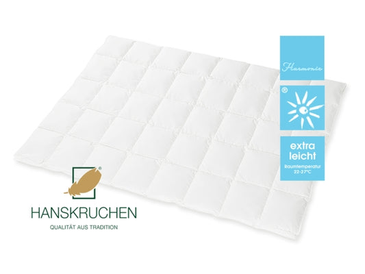 HANSKRUCHEN Daunendecke extra leicht polnische weiße Gänsedaunen