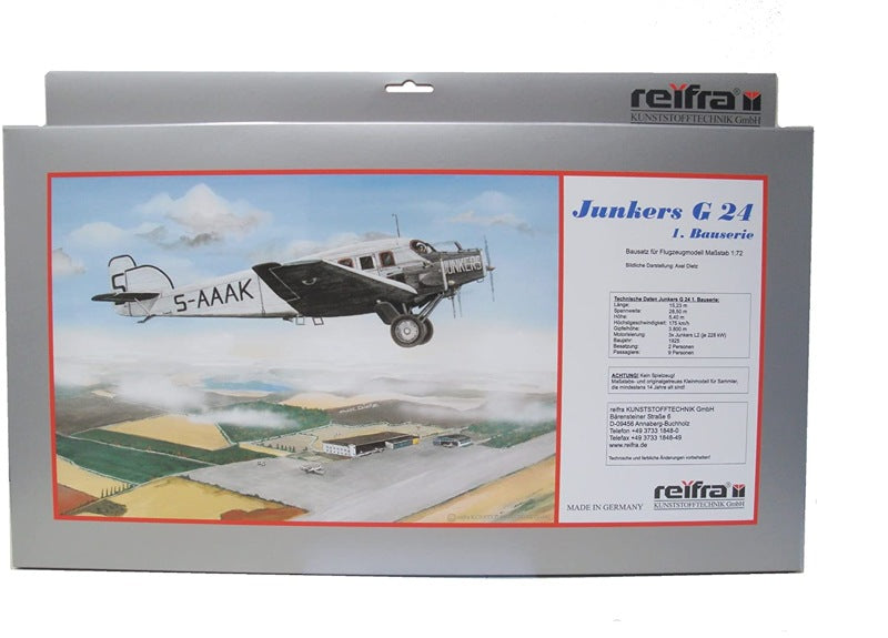 reifra Bausatz Flugzeugmodell Junkers 24 Bauserie 1