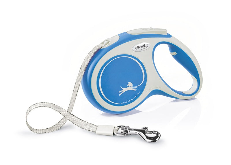 flexi New Comfort Gurtleine blau, 5m bis 25 kg